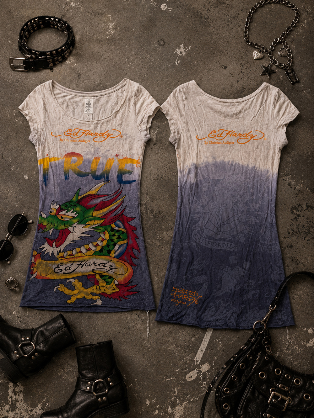 Y2K Vintage Ed Hardy Tee